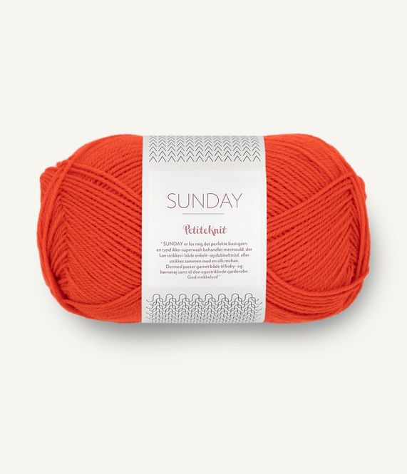 Hovedbilde UT PetiteKnit Sunday 3819 That Orange Feeling 